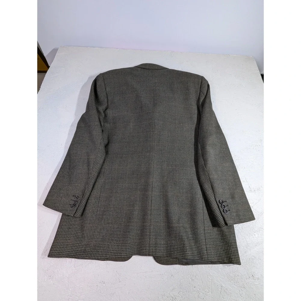 Canali Proposta Wool Houndstooth Blazer Brown‎ L READ